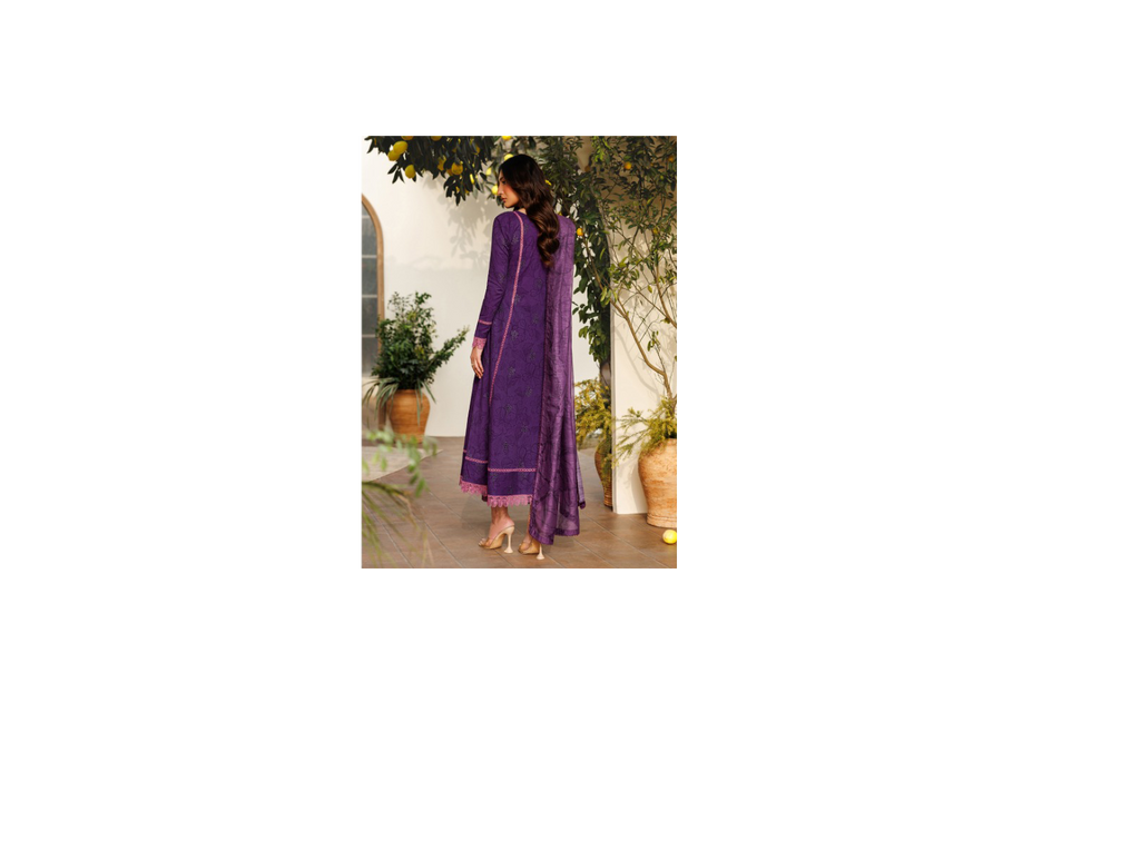 ZL-RTW-26 TIREN I Amani Eid Lawn '26 I Zarif