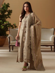 D-113-A | 3 PC Luxury Lawn MASHRIQ | BIN ILYAS