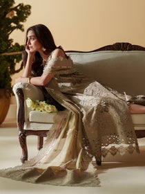 D-113-A | 3 PC Luxury Lawn MASHRIQ | BIN ILYAS