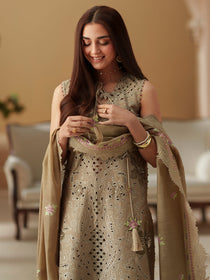 D-113-A | 3 PC Luxury Lawn MASHRIQ | BIN ILYAS
