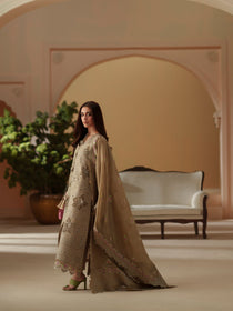 D-113-A | 3 PC Luxury Lawn MASHRIQ | BIN ILYAS