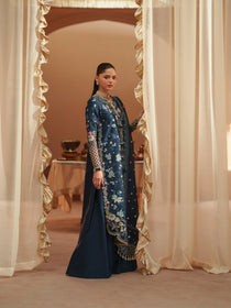 D-117-C | 3 PC Luxury Lawn MASHRIQ | BIN ILYAS