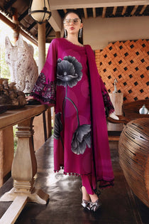 13B 3 Piece Unstitched Embroidered Lawn Suit | M Print | Maria B - Portia Fabrics