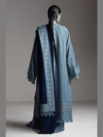 FIROZA-D9 | Winter Unstitched Saraab 2026 | Zara Shahjahan