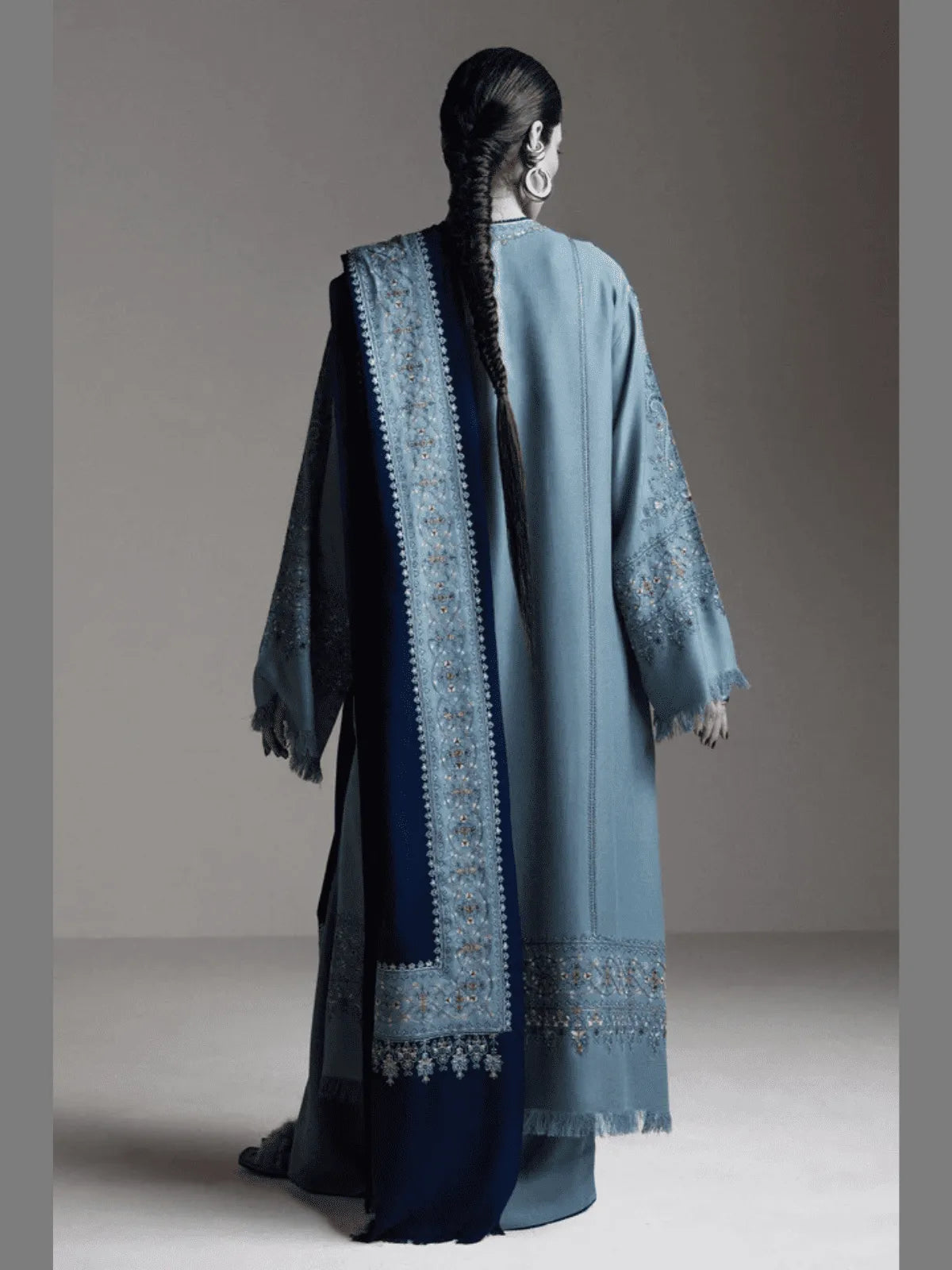FIROZA-D9 | Winter Unstitched Saraab 2026 | Zara Shahjahan