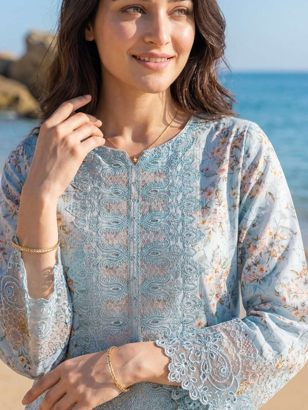 Zeesha | Festive Lawn Printed Embroidered Collection | Dressline