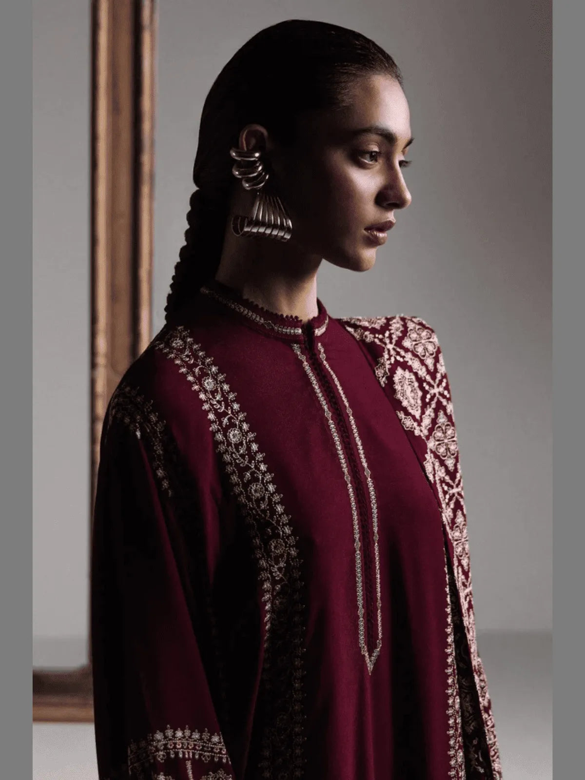 MEHRAB-D3 | Winter Unstitched Saraab 2026 | Zara Shahjahan