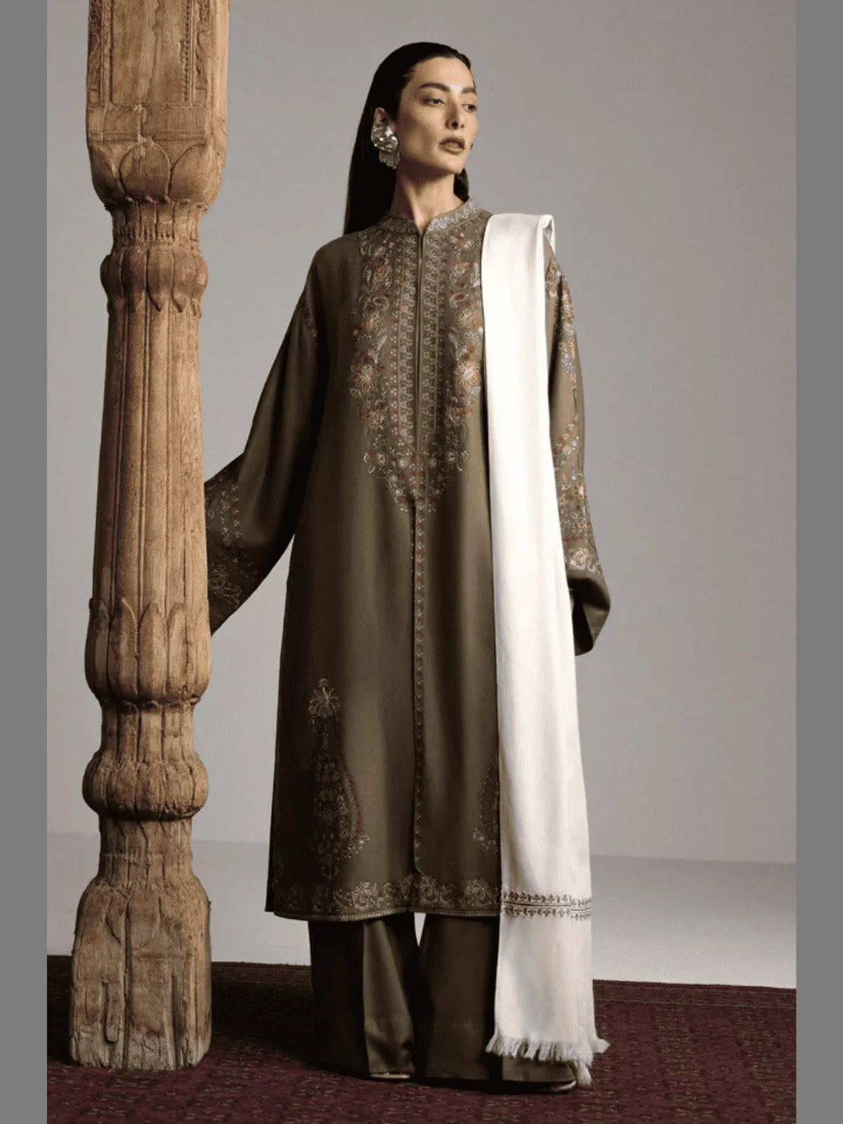 CHINAR-D2 | Winter Unstitched Saraab 2026 | Zara Shahjahan Main image