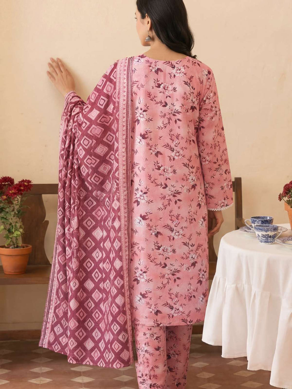 Ornate |  Festive Lawn Print Embroidered Collection | Dressline