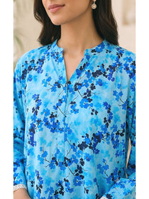 Light Blue-2 Piece Lawn | Portia Fabrics