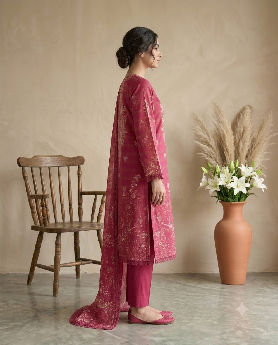 D01 | Dastaan | Portia Fabrics Secondary image
