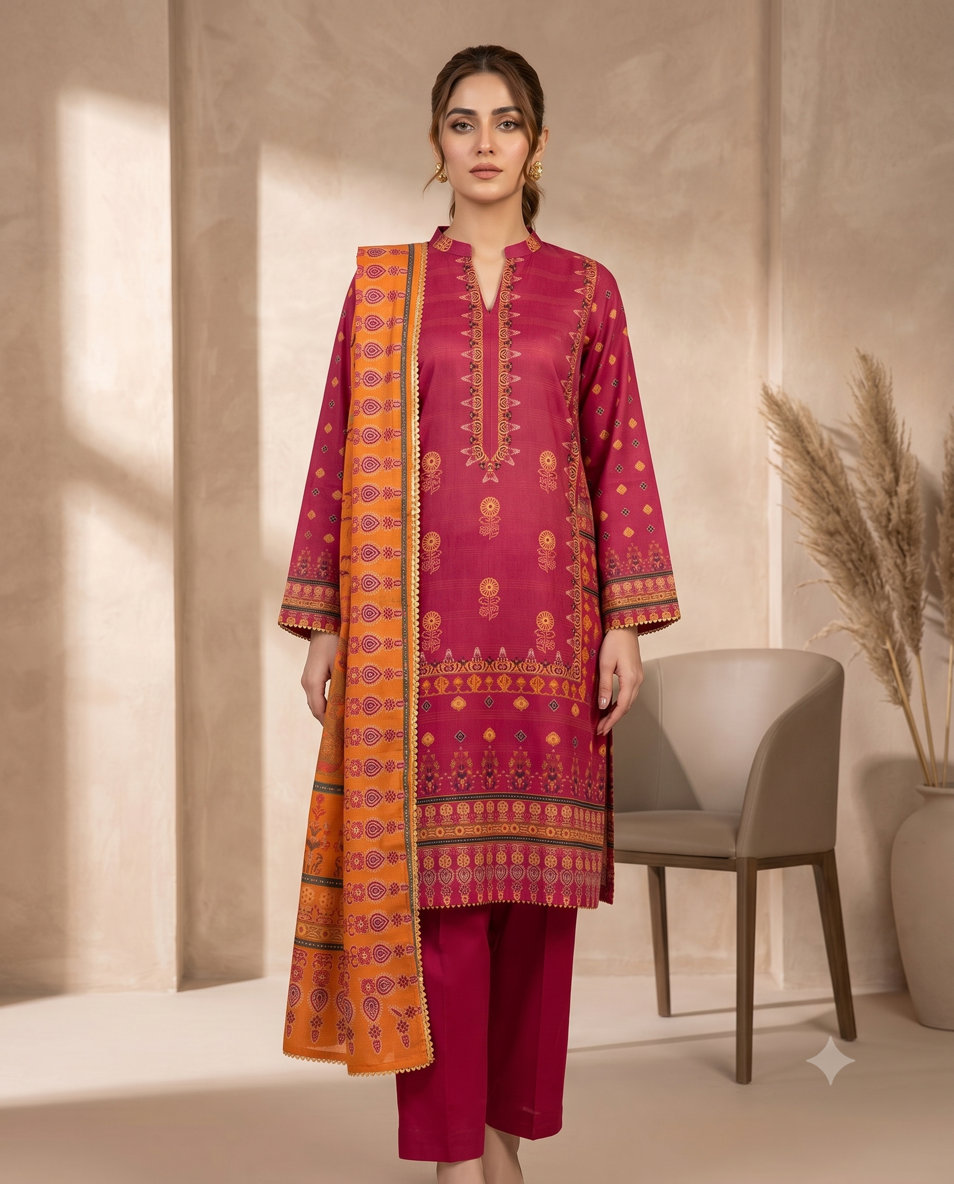 D07 | Dastaan | Portia Fabrics Secondary image