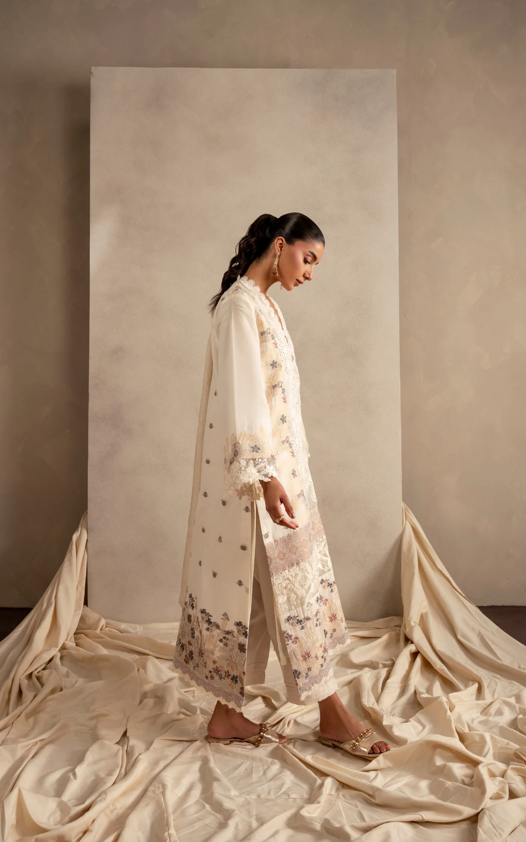 Cloud Nine MSSL-09 | 3pcs Embroidered Unstitched Summer