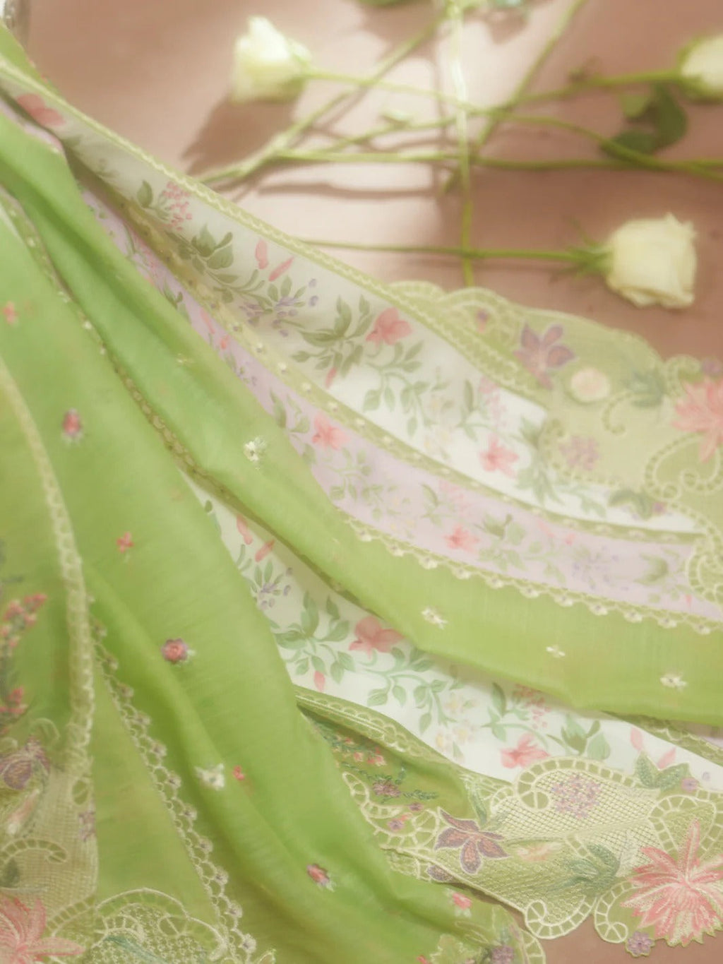 D-112-A | 3 PC Luxury Lawn MASHRIQ | BIN ILYAS