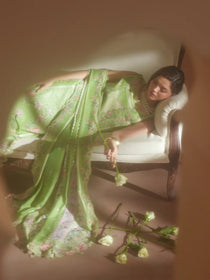 D-112-A | 3 PC Luxury Lawn MASHRIQ | BIN ILYAS