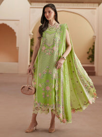 D-112-A | 3 PC Luxury Lawn MASHRIQ | BIN ILYAS