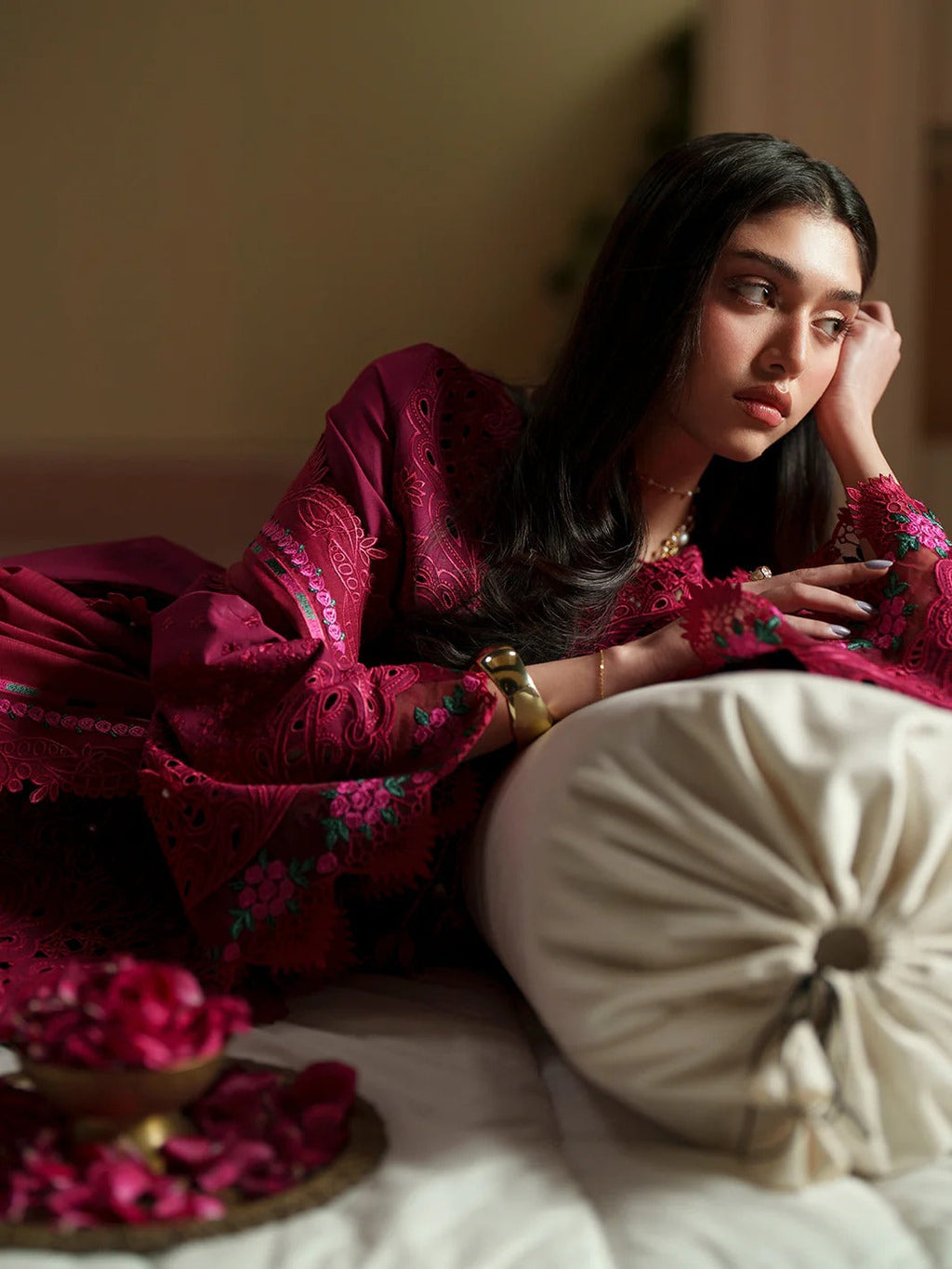 D-113-B | 3 PC Luxury Lawn MASHRIQ | BIN ILYAS