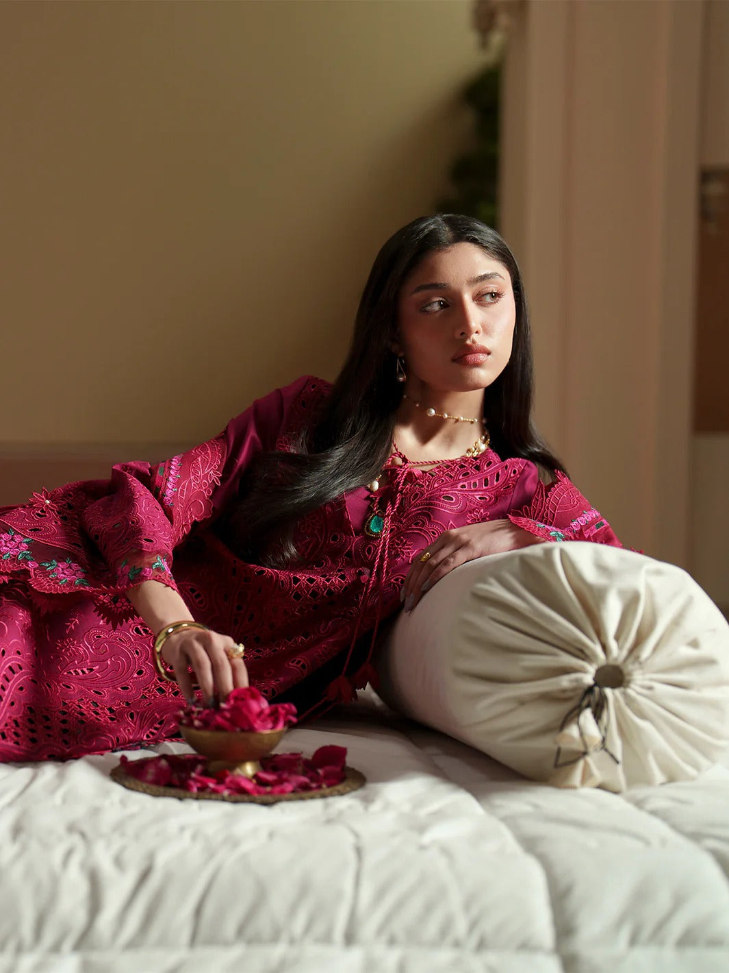 D-113-B | 3 PC Luxury Lawn MASHRIQ | BIN ILYAS