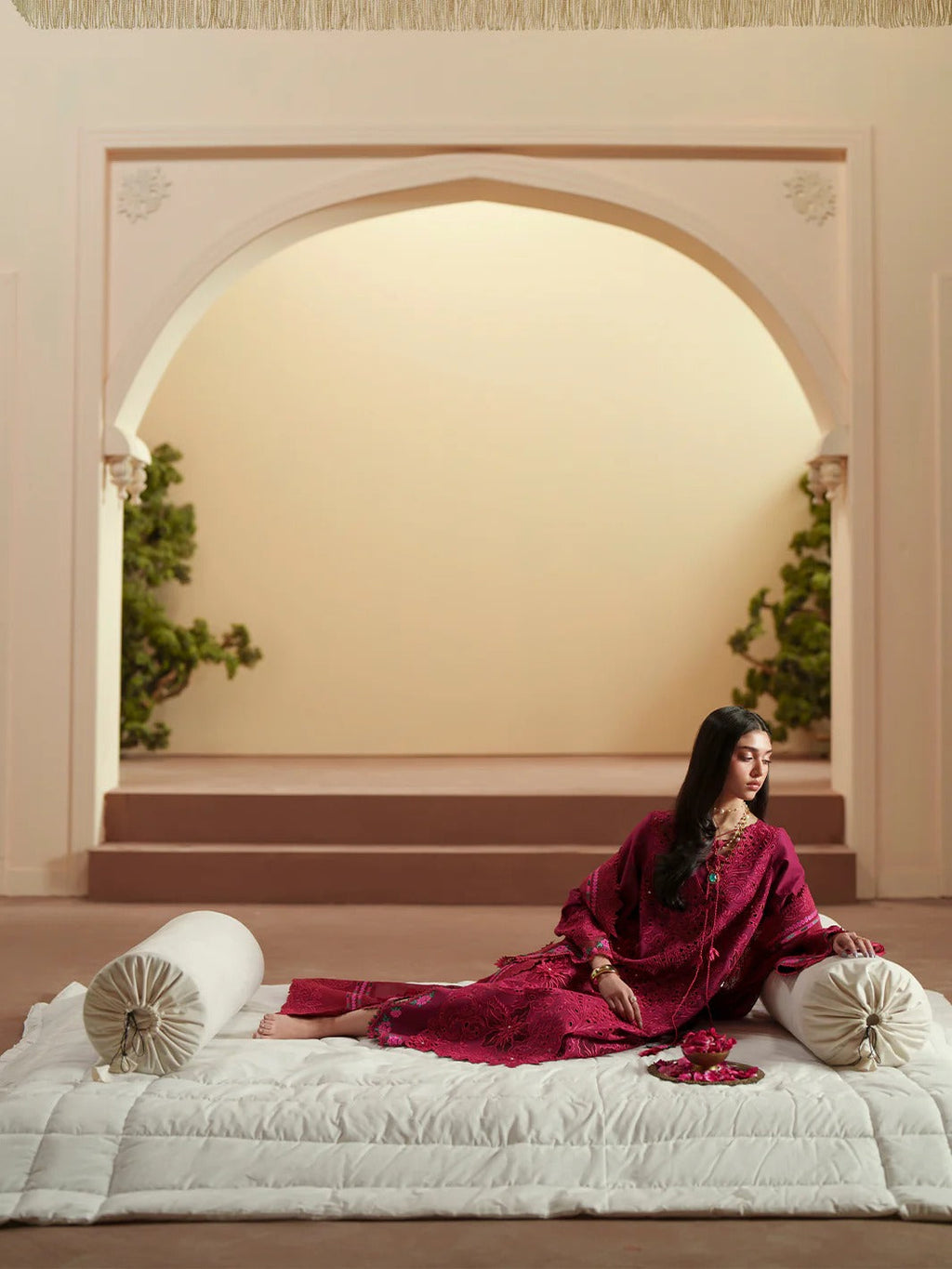 D-113-B | 3 PC Luxury Lawn MASHRIQ | BIN ILYAS