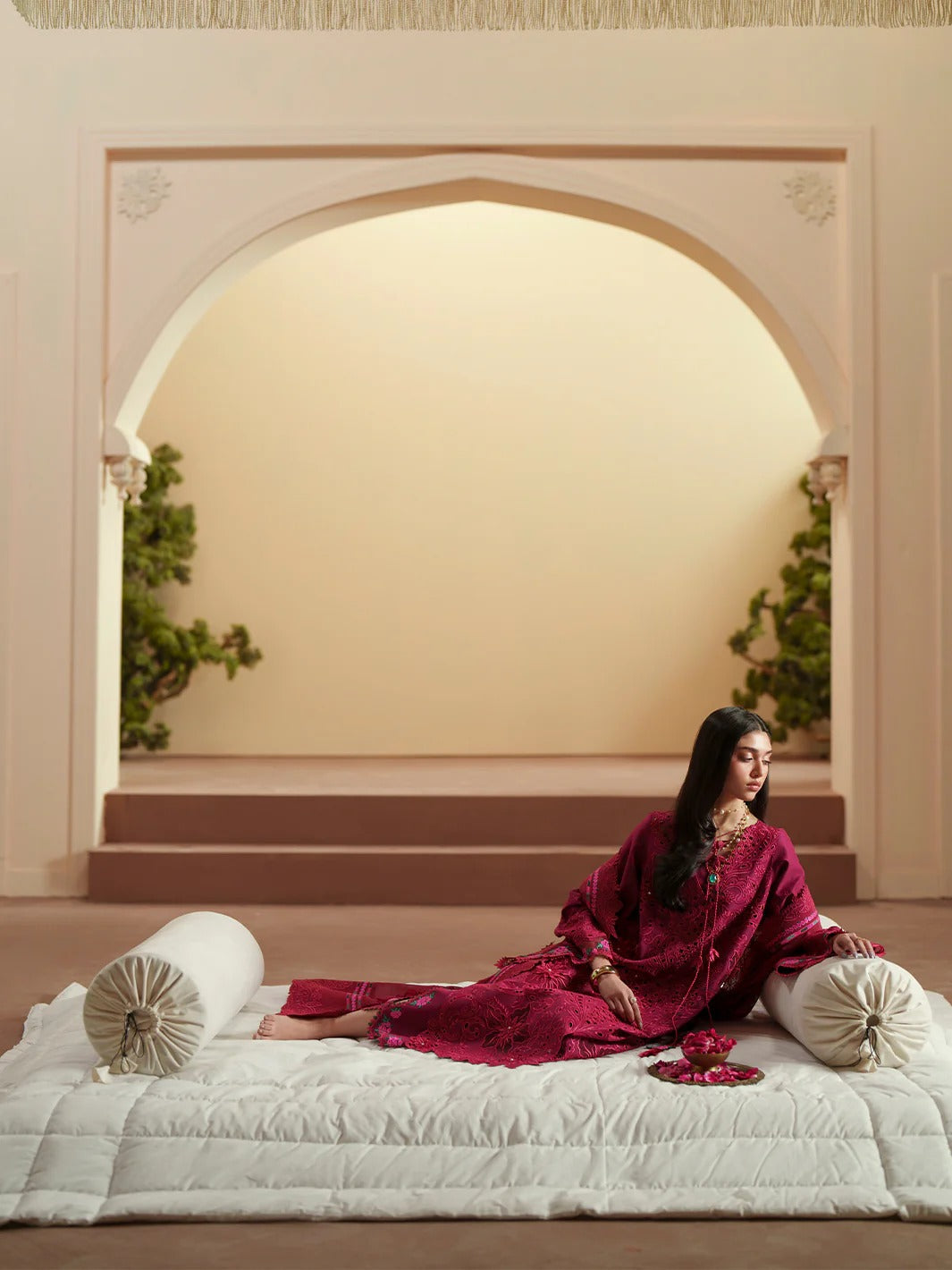 D-113-B | 3 PC Luxury Lawn MASHRIQ | BIN ILYAS