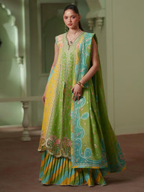 D-114-A | 3 PC Luxury Lawn MASHRIQ | BIN ILYAS