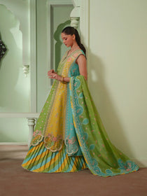 D-114-A | 3 PC Luxury Lawn MASHRIQ | BIN ILYAS