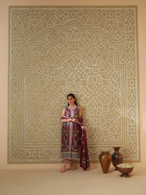 D-118-A | 3 PC Luxury Lawn MASHRIQ | BIN ILYAS