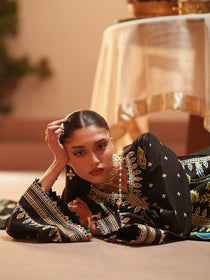 D-118-B | 3 PC Luxury Lawn MASHRIQ | BIN ILYAS