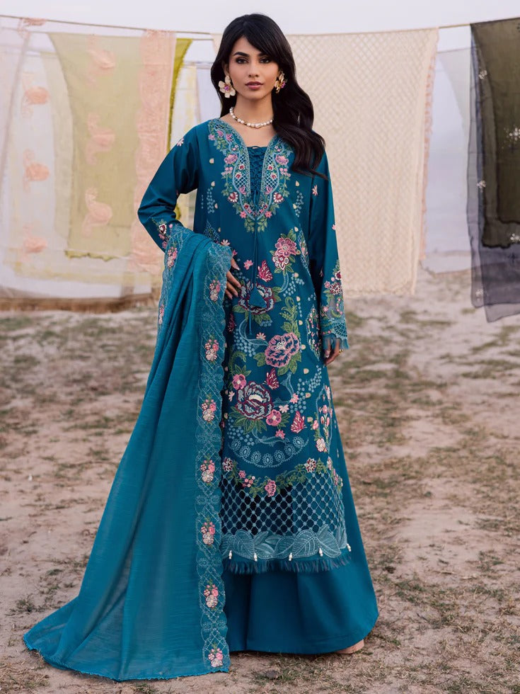 DQ-08 | 3 PC LAWN | Dil e Raqsum 2026| Parishay