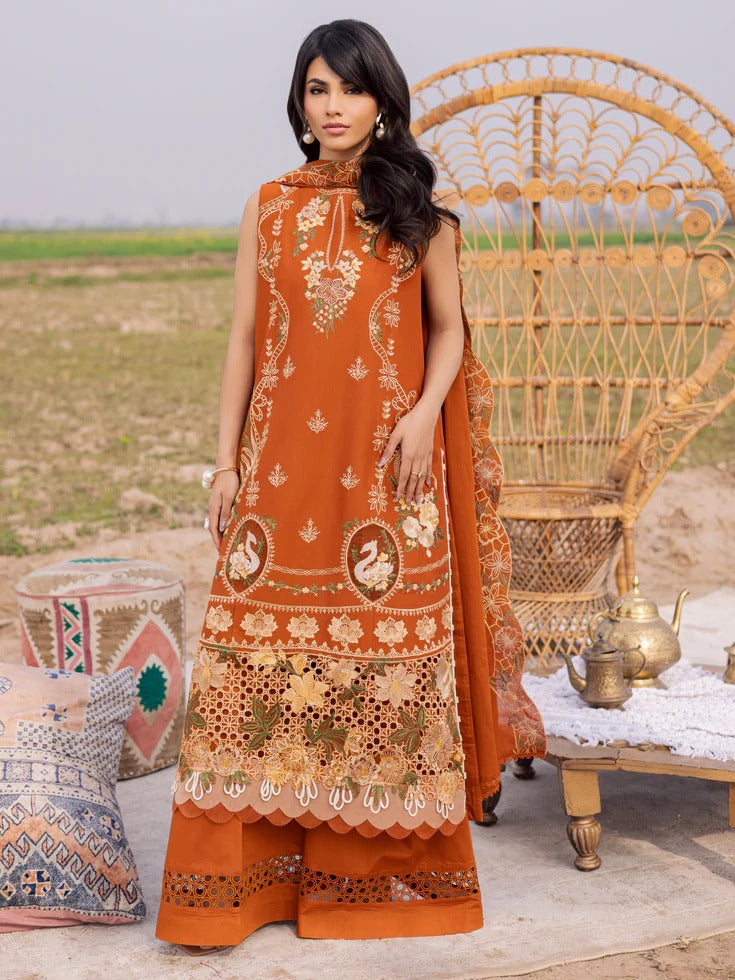 DQ-03 | 3 PC LAWN | Dil e Raqsum 2026| Parishay