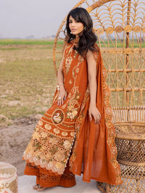 DQ-03 | 3 PC LAWN | Dil e Raqsum 2026| Parishay