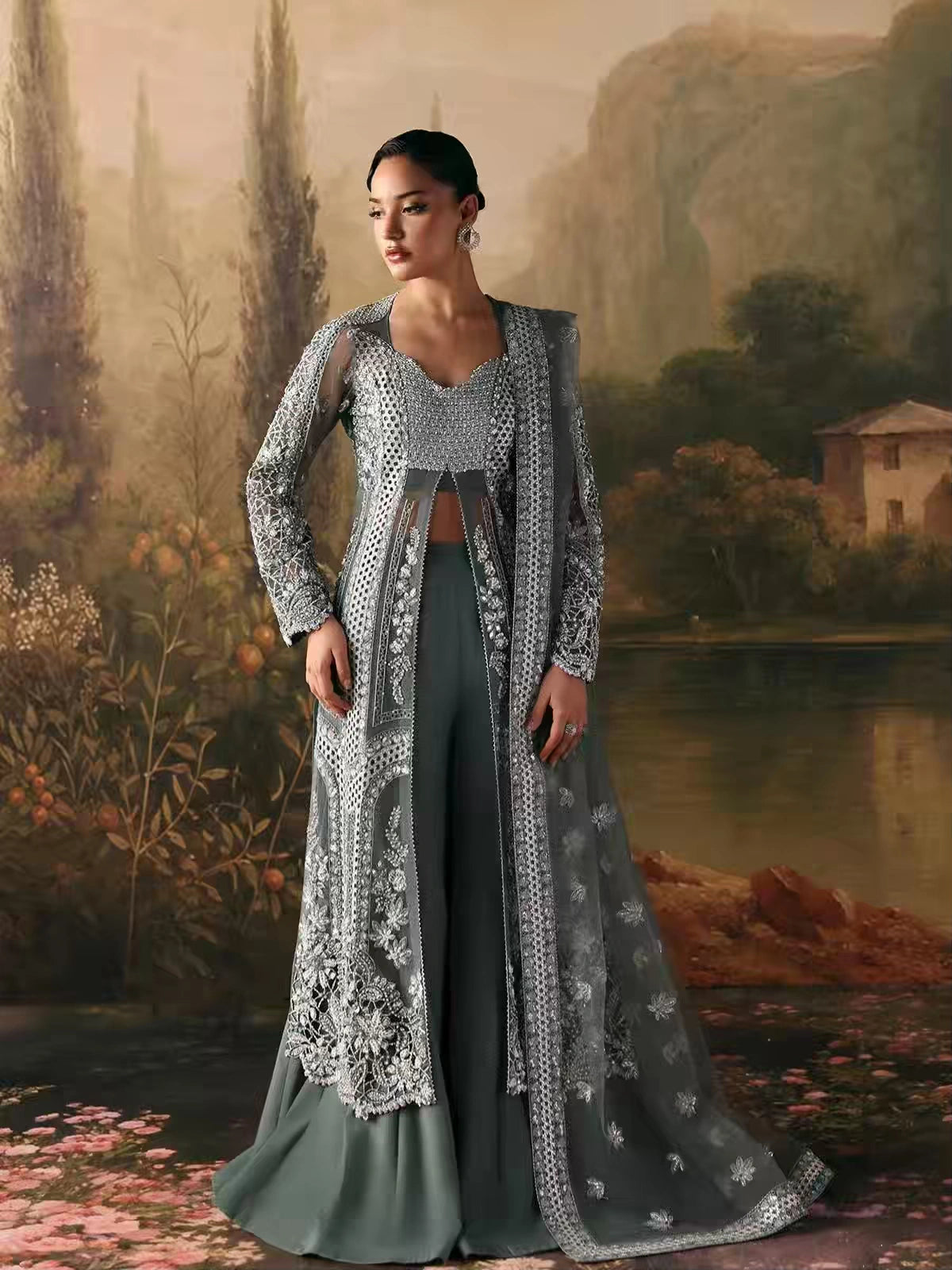 Crescent | Festive Unstitched | Afrozeh Main image