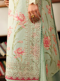 L-01 | 3 PC Lawn | Leila Lawn '26 | Mahnur