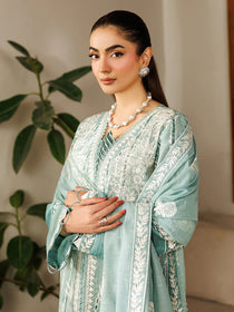 L-02 | 3 PC Lawn | Leila Lawn '26 | Mahnur