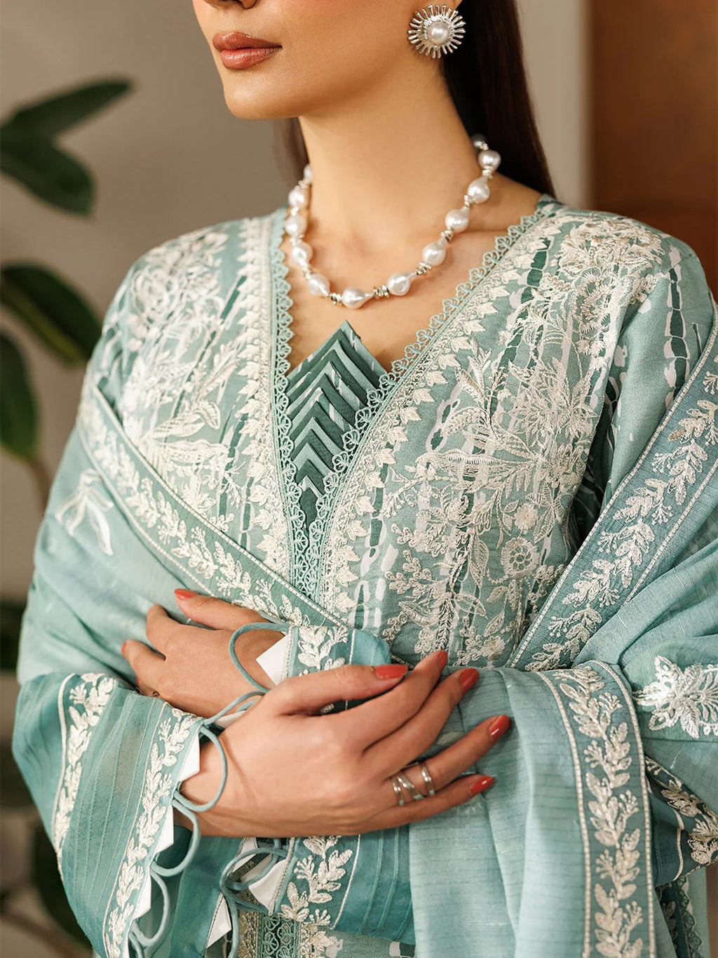 L-02 | 3 PC Lawn | Leila Lawn '26 | Mahnur