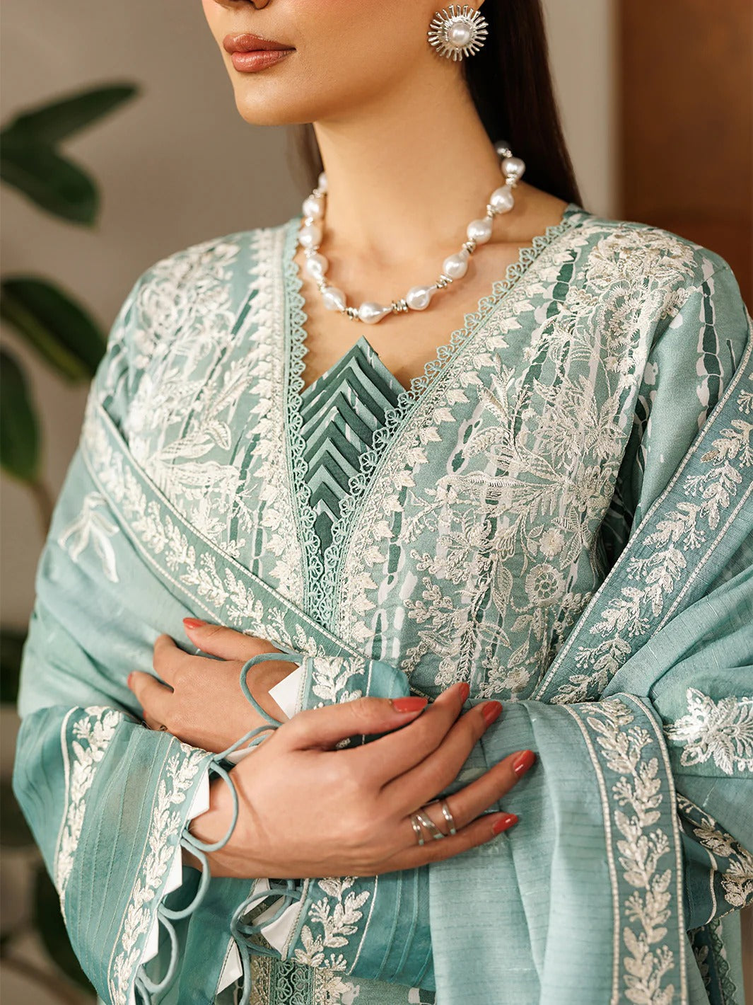 L-02 | 3 PC Lawn | Leila Lawn '26 | Mahnur