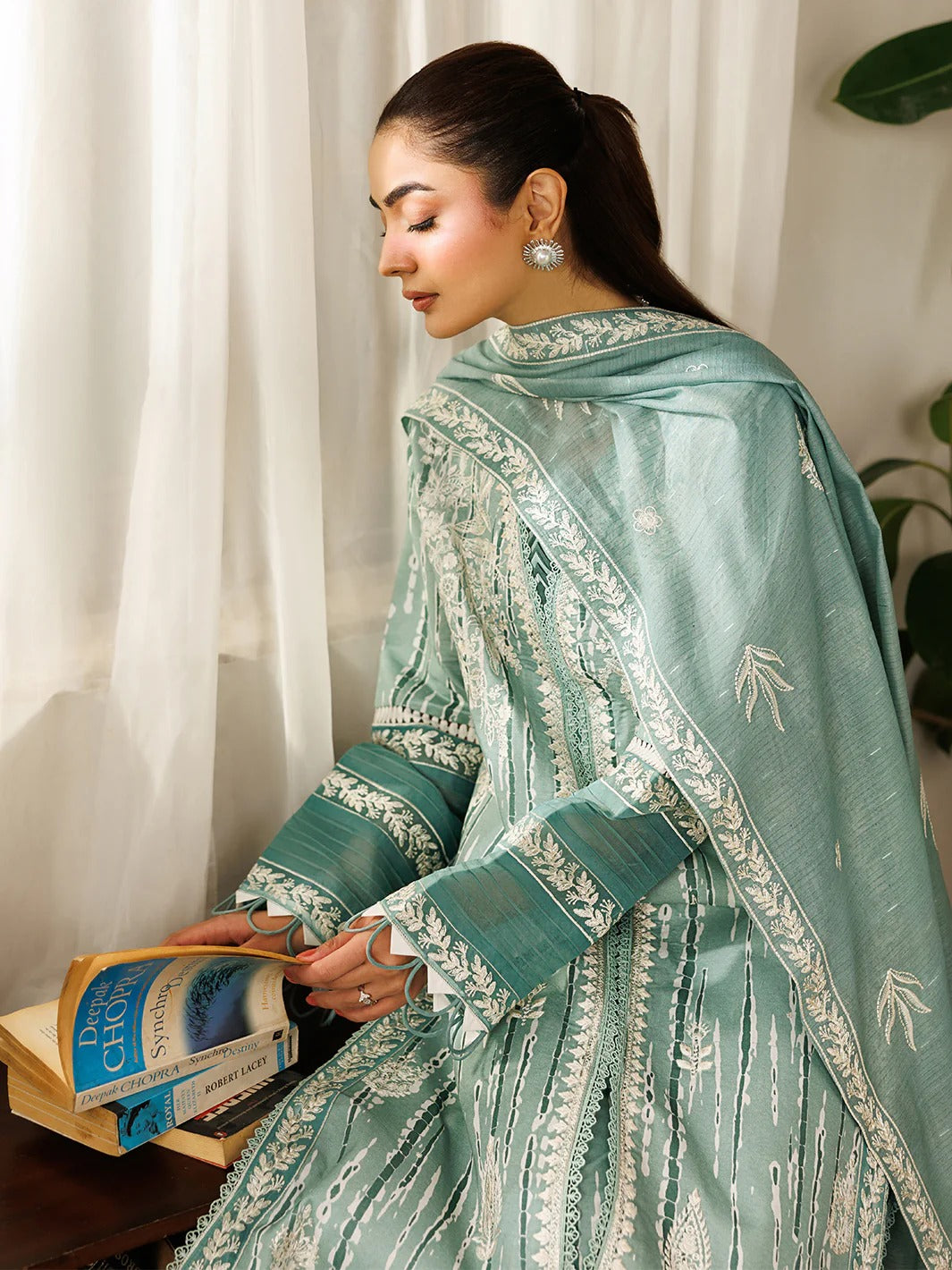 L-02 | 3 PC Lawn | Leila Lawn '26 | Mahnur