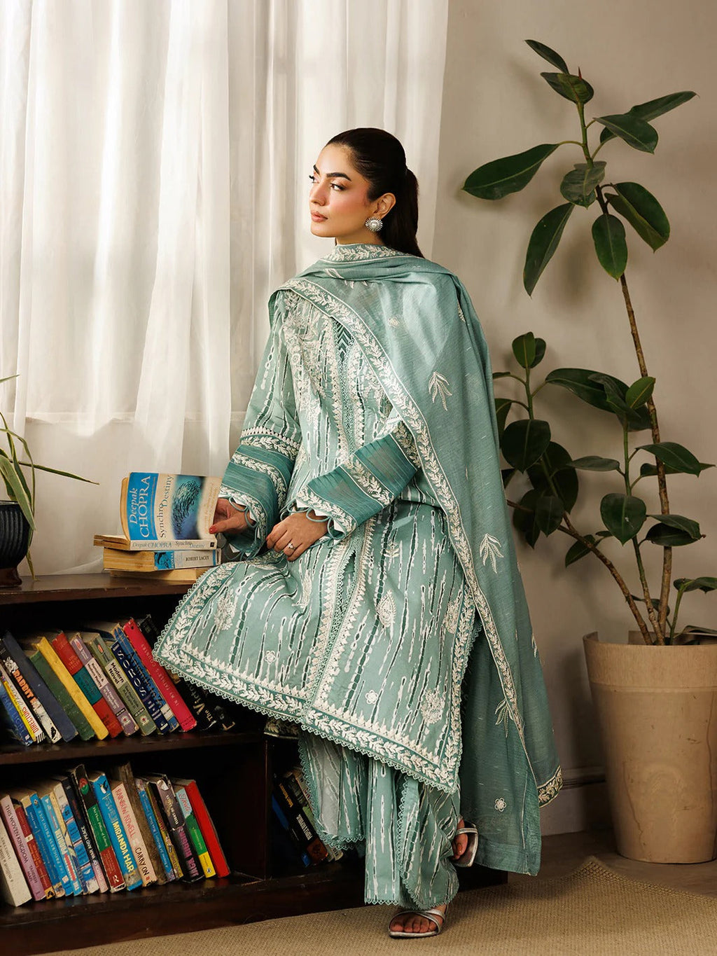 L-02 | 3 PC Lawn | Leila Lawn '26 | Mahnur