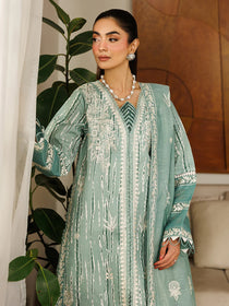 L-02 | 3 PC Lawn | Leila Lawn '26 | Mahnur