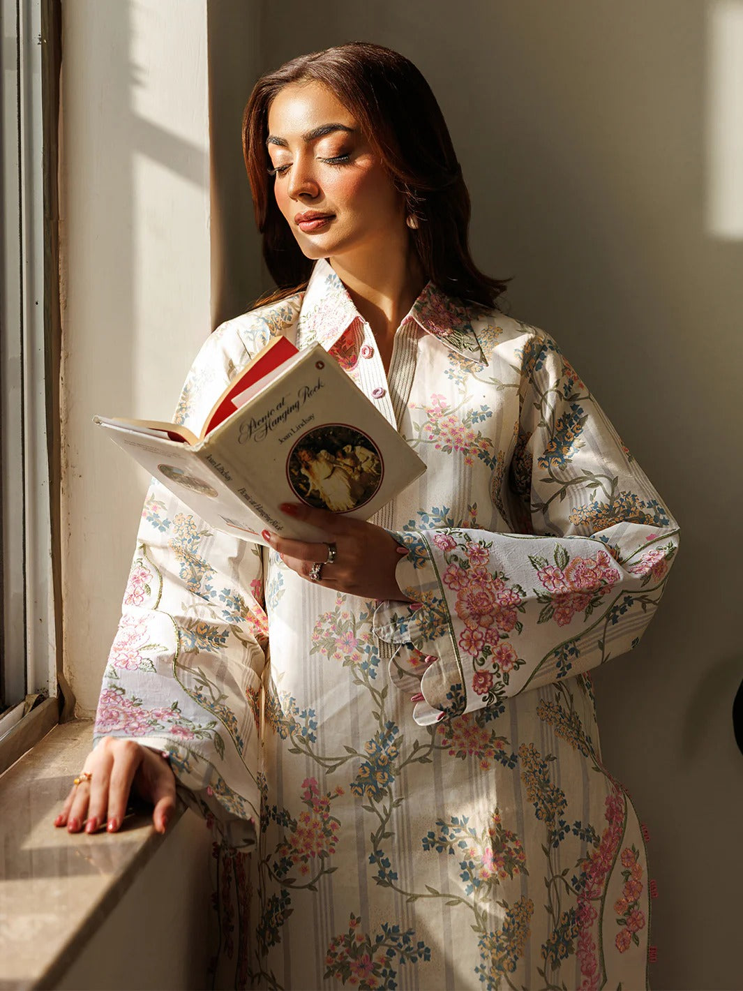 L-03 | 3 PC Lawn | Leila Lawn '26 | Mahnur
