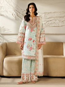 L-05 | 3 PC Lawn | Leila Lawn '26 | Mahnur
