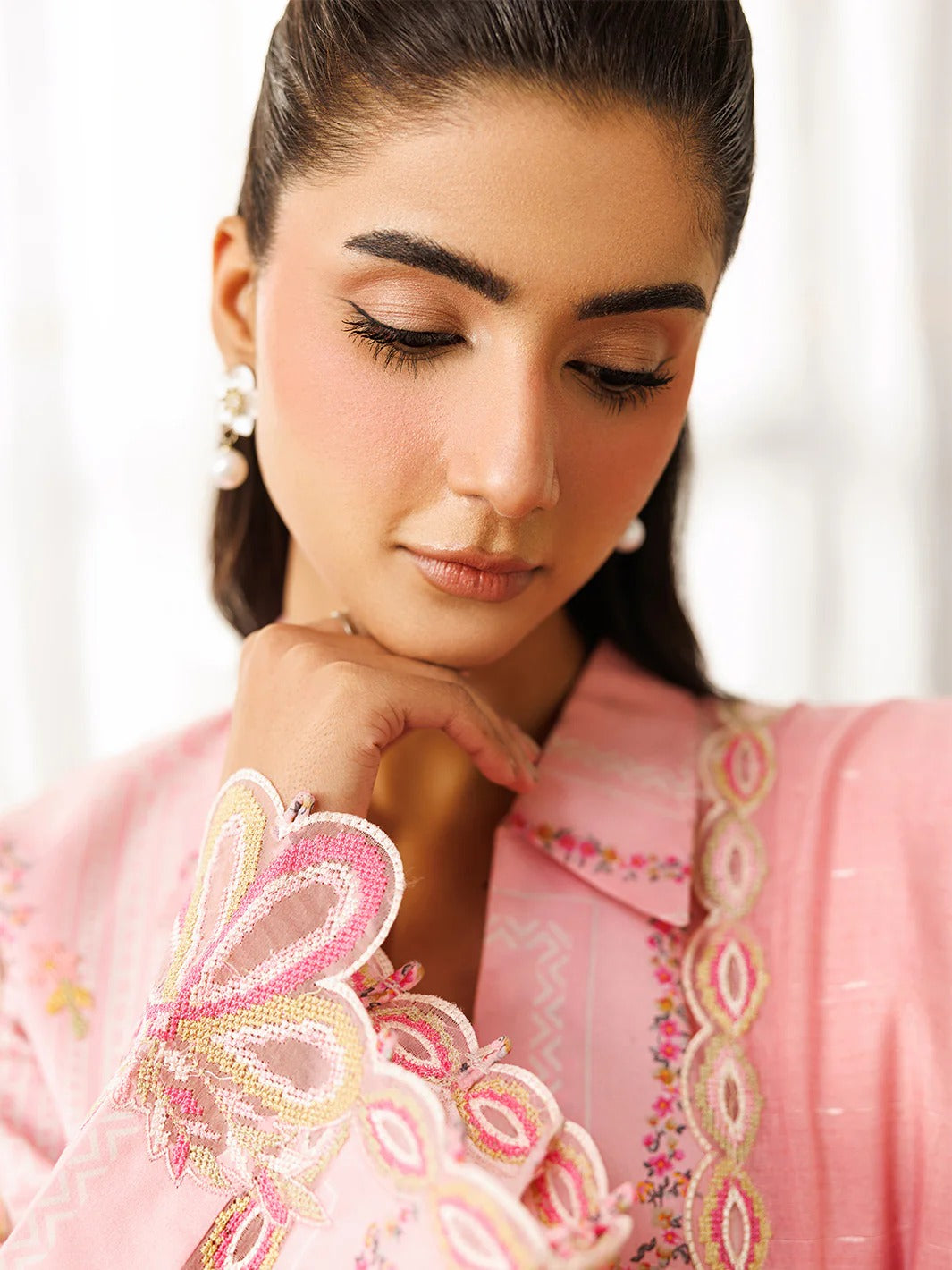 L-06 | 3 PC Lawn | Leila Lawn '26 | Mahnur