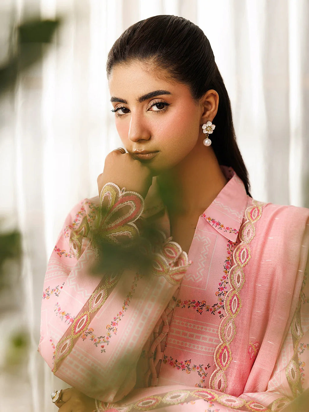 L-06 | 3 PC Lawn | Leila Lawn '26 | Mahnur