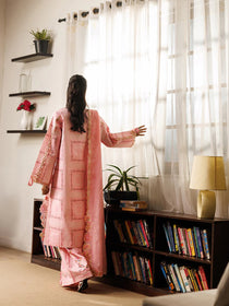 L-06 | 3 PC Lawn | Leila Lawn '26 | Mahnur