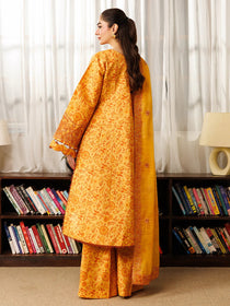 L-07 | 3 PC Lawn | Leila Lawn '26 | Mahnur