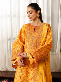 L-07 | 3 PC Lawn | Leila Lawn '26 | Mahnur