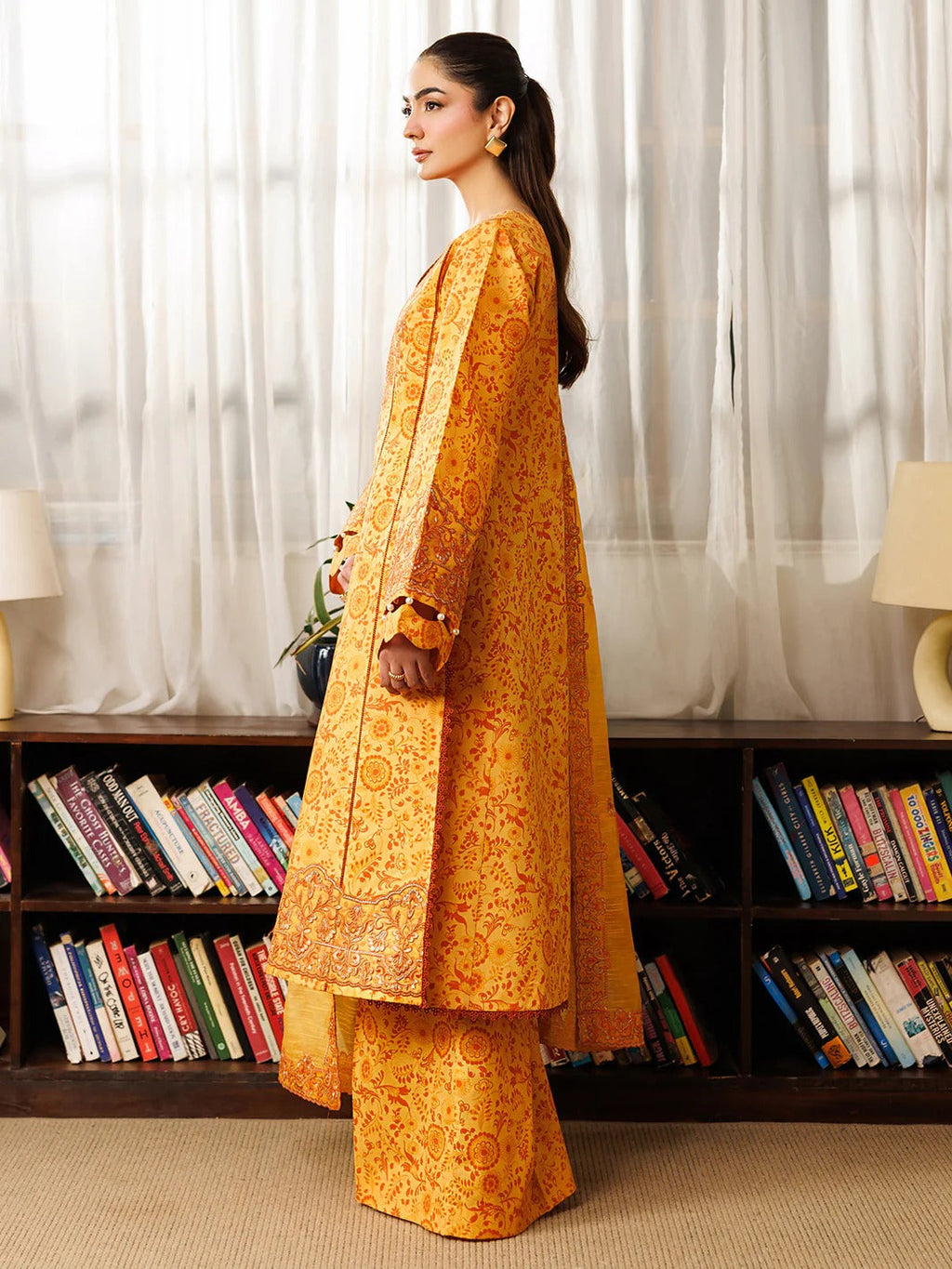 L-07 | 3 PC Lawn | Leila Lawn '26 | Mahnur