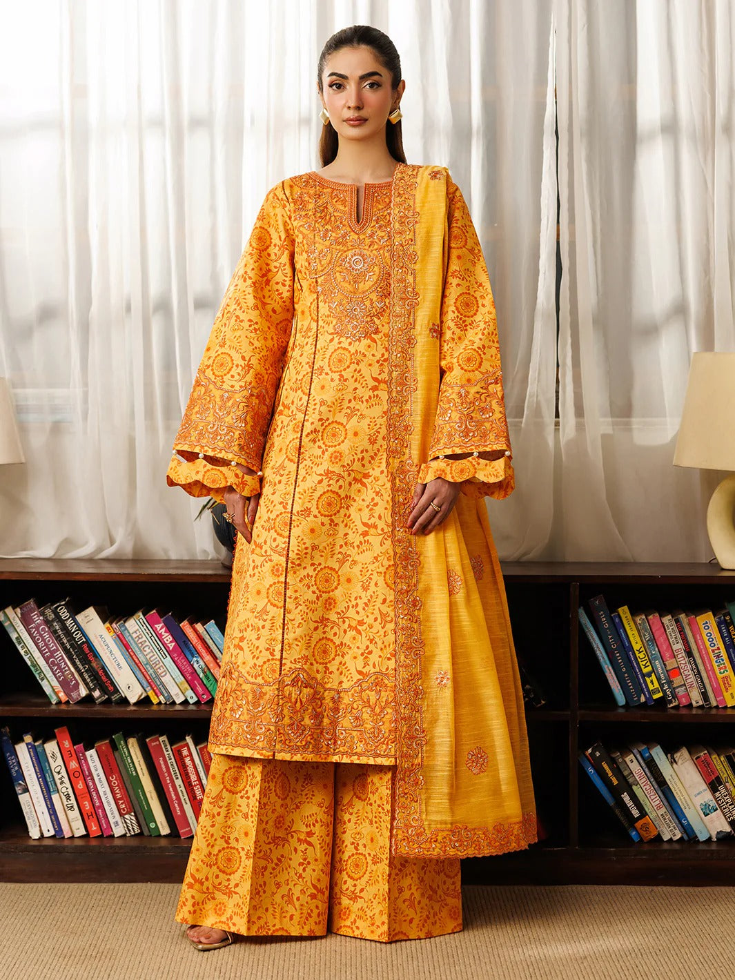 L-07 | 3 PC Lawn | Leila Lawn '26 | Mahnur Main image