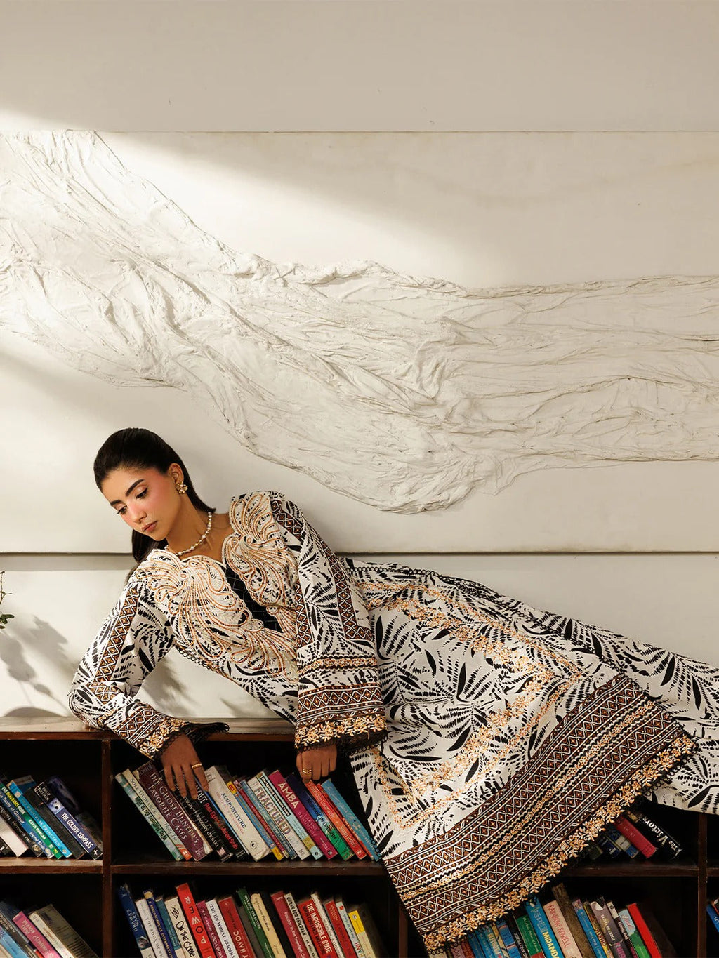L-08 | 3 PC Lawn | Leila Lawn '26 | Mahnur