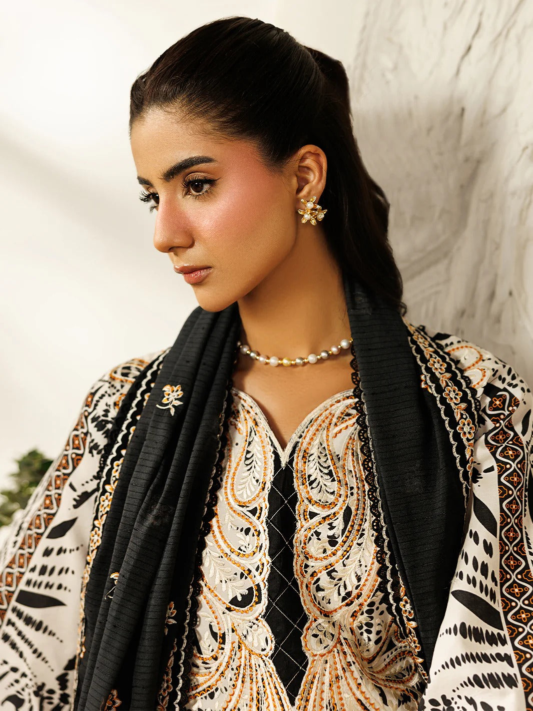 L-08 | 3 PC Lawn | Leila Lawn '26 | Mahnur